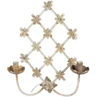 Clayre & Eef Wandlamp 43x16x55 cm goudkleurig ijzer muurlamp