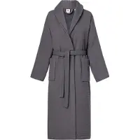 Ladeheid Dames Badjas met Capuchon - Wasmachine bestendig - Katoen - LA-LA40-227-DG - Graphite (D07) - M