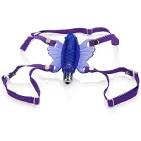 Calexotics California Exotic Novelties Wire Venus Butterfly - Vibrerend Slipje - Paars - Ø 90 mm