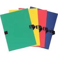 Exacompta Mappen met uitrekbare rug 223200E Kleurenassortiment Polypropyleen 24 x 32 cm 10 Stuks