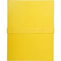 Exacompta Mappen met uitrekbare rug 2649E Geel Polypropyleen 24 x 32 cm 10 Stuks