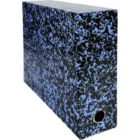 Exacompta 5x ANNONAY Transportdoos Rug 90mm - Blauw - 89722E
