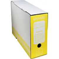 Exacompta Archiefdoos 261006H Geel 35 x 10 x 25 cm Karton 50 Stuks