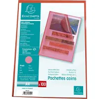 Exacompta L-map A4 Rood PP (Polypropeen) 1000 Stuks