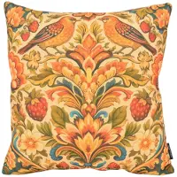 NOVÉE Sierkussen heritage bloom groen | 45x45 cm | katoen/linnen