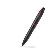 Sheaffer balpen - Icon E9108 - Matte black lacquer red PVD trims - SF-E2910851