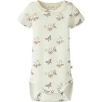 Name it Rompertje/body bruin / lila / wolwit