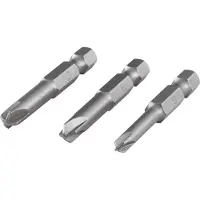 Wolfcraft Schroefbits | Torq-Set | 50 mm | No. 6, 8, 10 | 3-delig - 1267000