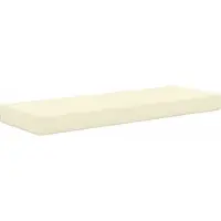 vidaXL Buitenstoel Kussen Crème 115 x 40 x 8 cm 100% Polyester