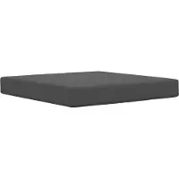 vidaXL Buitenbankkussen Polyester Antraciet 80 x 43 x 10 cm