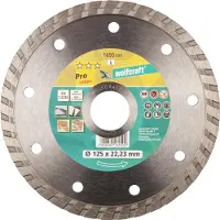 Wolfcraft 1695000 Classic-Turbo Diamanten doorslijpschijf Diameter 125 mm Boordiameter 22.2 mm Gewapend beton 1 stuk(s)
