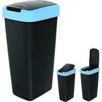 Prosperplast Mülleimer COMPACTA Q - hellblau 25l