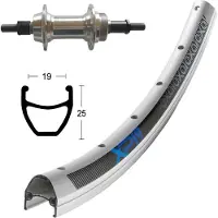 Exal Winora Xp 19 Ej.mac. 135 Achterwiel Racefiets