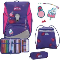 Scout Alpha Schooltas set 4-delig paars
