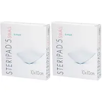 ZENO PHAR Steripad 5 KP Steriel Small 10cm x 10cm 2x12 St Compressen