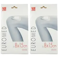 ZENO PHAR Euromed 8cm x 15cm Eilandpleister Steriel 2x5 St Pleister