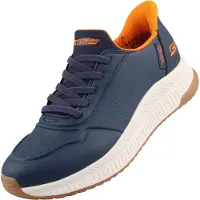 SKECHERS Slip-ins: BOBS Sport Squad 4 heren sneakers blauw maat 47.5