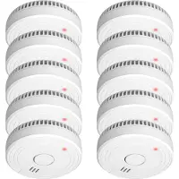 Elro FS1801 - Rookmelder - 10 jaar sensor 85dB EN14604 - Wit (10 stuks)