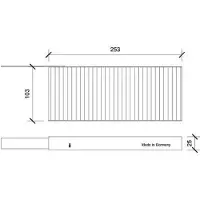 Diederichs DCI0225S Interieurfilter
