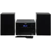 Adler AD 1917 Hi-Fi-toren met Bluetooth, CD-speler, USB-poort en FM-radio, zwart