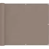 vidaXL Balkonscherm 90 x 200 cm PU gecoate oxford alu