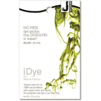 Jacquard textielverf iDye Natural 14 gr olijfgroen voor natuurlijke stoffen.