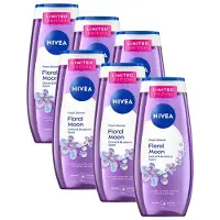 Nivea Floral Moon Douchegel- Showergel - met Vitamine C en E- Voordeelverpakking - 6x 250ml