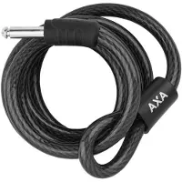 Axa RLE 150/10 - Insteekkabel - Kabelslot - Combineren met Ringslot - 150 cm lang - diameter 10 mm - Zwart