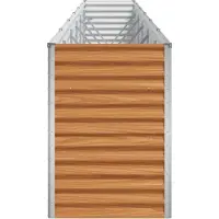 vidaXL Verhoogde plantenbak Lichtbruin 582 x 50 x 68 cm
