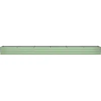 vidaXL Plantenbak Groen 600 x 80 x 45 cm Staal