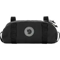 Fjällräven - Fietstassen - Hoja Handlebar Pocket Black voor Unisex van Nylon - Zwart