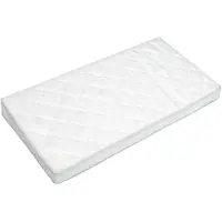 Sevira Kids - Babymatras met afneembaar kussen - Wit 60x120