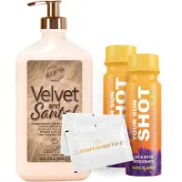 Devoted Creations - Velvet and Sandal + 2 Your Sun Shots + 2 Verfrissingsdoekjes