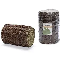 Beeztees Wilgentunnel met Hooi - Knaagdierensnack - M - 25x16 cm
