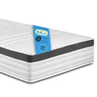 Bodyprotect Elite Line - matras 140x200 cm pocketvering 1000 - hoogte 25 cm - hardheid H3 - ergonomische pocketveringmatras, 7-zones matras en veringmatras - Made in EU - 140 x 200 x 25 cm - wit