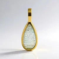 Cavill - Zilveren Hanger - 925 Sterling Zilver Verguld - Hemelblauwe Topaas 3 94 ct Fancy Peervormig - Elegante Druppelvorm - Sieraad voor Dames