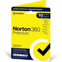 Norton 360 Premium - 1 Gebruiker - 10 Apparaten - 1 Jaar - 75GB - Windows/MAC/Android/iOS Download