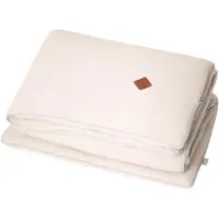 Sevira Kids - Kinder dekbed en kussen katoen gaas - Beige 140 x 100 cm