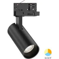 Braytron LED Railspot - Track Spot - - 3-Fase - 15W 1560lm 38D - Aanpasbare Lichtkleur CCT - Zwart