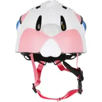 Crazy Safety Bunny, fietshelm, junior, wit