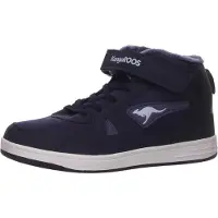 Kangaroos K-CP Kalley II EV hoge unisex kindersneaker warme voering blauw