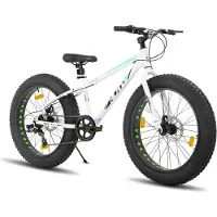 Hiland Matawak elektrische stadsfiets - 26 inch - 250W motor - 60km actieradius - 36V 10.4Ah accu - Shimano 7-versnellingen - Unisex - Wit