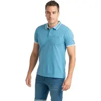 Privata Heren Korte Mouwen Katoenen Polo Shirt met Zak PRI2631