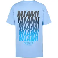 Petrol Industries - Jongens Backprint T-shirt Flamingoline - Blauw