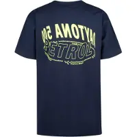 Petrol Industries - Jongens Backprint T-shirt Shoreline - Blauw