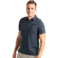 Privata Heren Korte Mouwen Katoenen Polo T-shirt met Pocket PRI2647