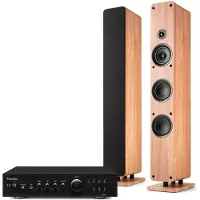 Audizio HiFi stereo set - ARCO - Home cinema set - HiFi speakers en stereoversterker - Hout - 320W