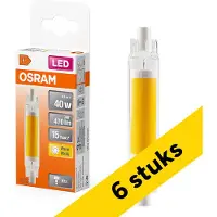 Osram 6x LED lamp R7s | Staaflamp | 78mm | Helder | 2700K | 4.5W (40W)