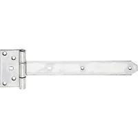 Alberts 310929 kruisscharnier | met ingeperste stift | galvanisch verzinkt, gechromateerd | band 291 x 40 mm | scharnier 103 x 59 mm | set van 3