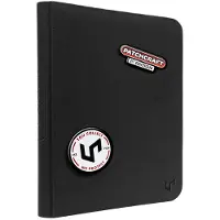 Ultra pro - Patchcraft Zippered 9 - Pocket Binder Black